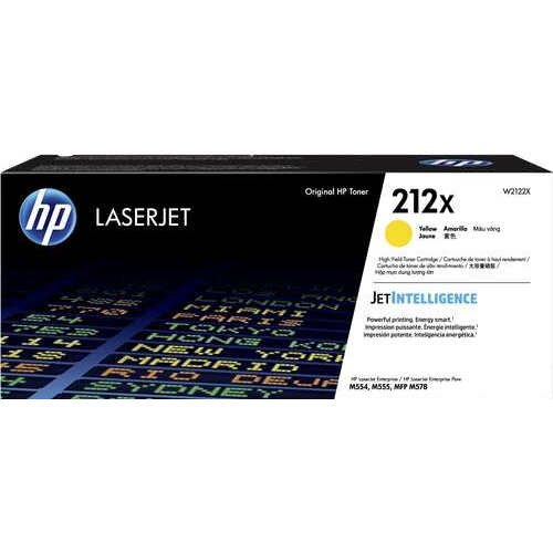 HP W2122X Yellow Original Toner Cartridge - 212X