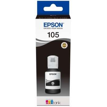 Epson 105 Negro Botella de Tinta Pigmentada Original - C13T00Q140