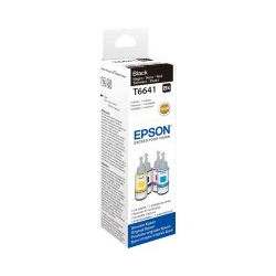 Epson T6641 Negro Botella de Tinta Original - C13T664140. 70 ml