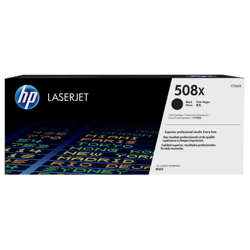 HP CF360X Black Original Toner Cartridge - 508X