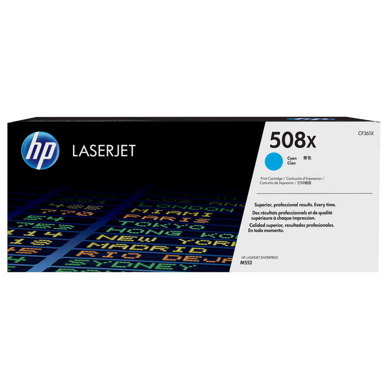 HP CF361X Cyan Original Toner Cartridge - 508X