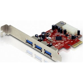 Adaptador desde pci express a USB 3.0 hembra (tres) y USB 3.0 interno (uno)
