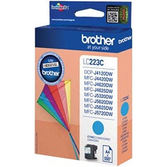 Tinta lc223c cian 550 paginas segun ISO/IEC 24711