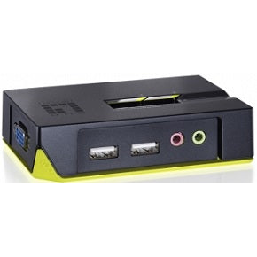 KVM-0221 KVM switch 2-port VGA - USB audio output with cables included