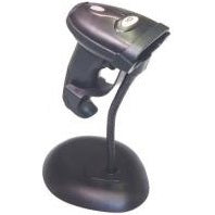 Lector codigos de barras laser lectura automatica o pulsador 1d con soporte USB negro