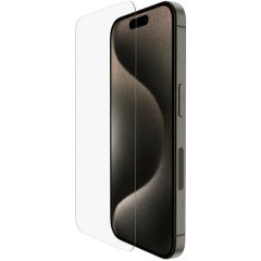 Protector de pantalla cristal templado para IPHONE 16pro proteccion antibacteriano, resistente a impactos, resistente a rayones.