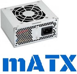 Fuente de alimentacion microatx 500w ventilador 80mm 1xATX 20+4 1x4pin 2xSATA 2xide 1xfdd dimensiones (alxanxpr) 6.5x125x100mm