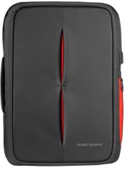 Mochila para portatil hasta 17.3' negra mb2 con cierre de seguridad conector externo para power bank