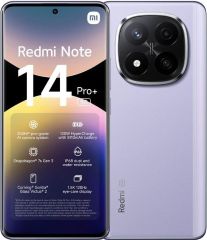 Smartphone redmi note 14 pro plus NFC capacidad 512gb RAM 12gb procesador snapdragon 7s gen 3 pantalla 6.67' camara frontal 20 MP camara trasera 200mp + 8mp bateria 5110mah 5g DUAL SIM color purpura