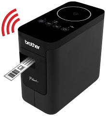Rotuladora pt-p750w WIFI USB 2.0 velocidad impresion hasta 30mm/s resolucion 180x360ppp ancho etiquetas hasta 24mm impresion codigos de barras WIFI direct admite cintas tze / hse de 3,5 / 6 / 9 / 12 / 18 y 24mm