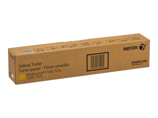 Xerox WorkCentre 7120/7125/7220/7225 Yellow Original Toner Cartridge - 006R01458