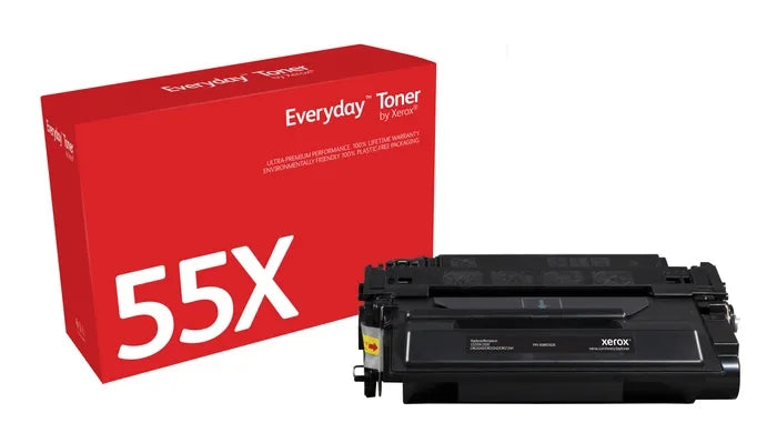 Xerox Everyday HP CE255X Black Generic Toner Cartridge - Replaces 55X