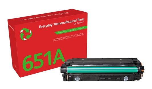Xerox Everyday HP CE340A/CE740A/CE270A Black Remanufactured Toner Cartridge - Replaces 651A/307A/650A
