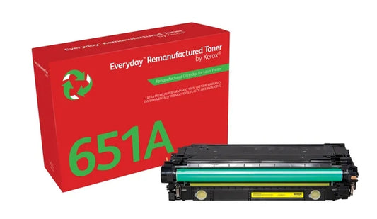 Xerox Everyday HP CE342A/CE742A/CE272A Yellow Remanufactured Toner Cartridge - Replaces 651A/307A/650A