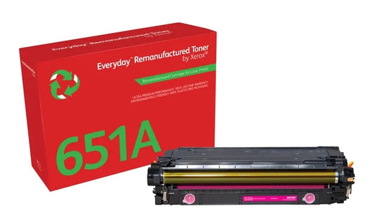 Xerox Everyday HP CE343A/CE743A/CE273A Magenta Remanufactured Toner Cartridge - Replaces 651A/307A/650A