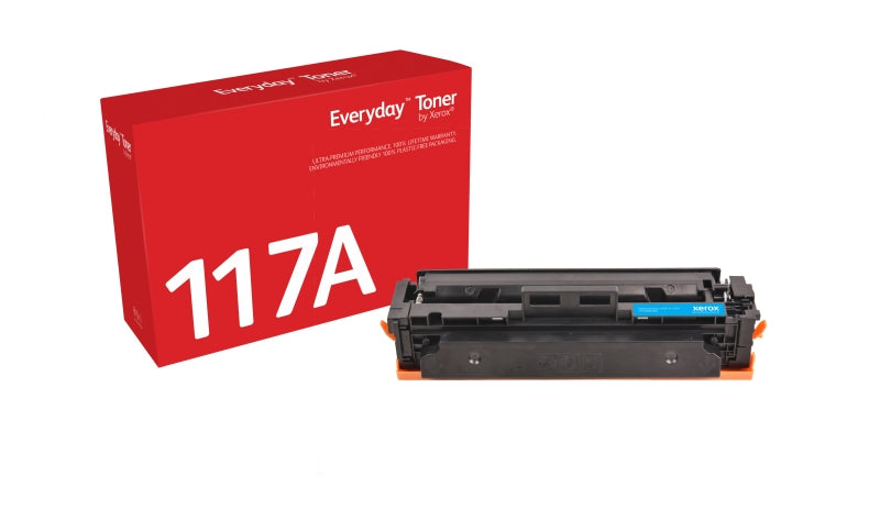 Xerox Everyday HP W2071A Cyan Generic Toner Cartridge - Replaces 117A