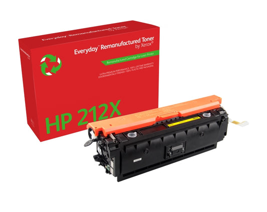 Xerox Everyday HP W2122X Yellow Remanufactured Toner Cartridge - Replaces 212X
