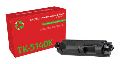 Xerox Everyday Kyocera TK5140 Black Remanufactured Toner Cartridge - Replaces 1T02NR0NL0/TK5140K