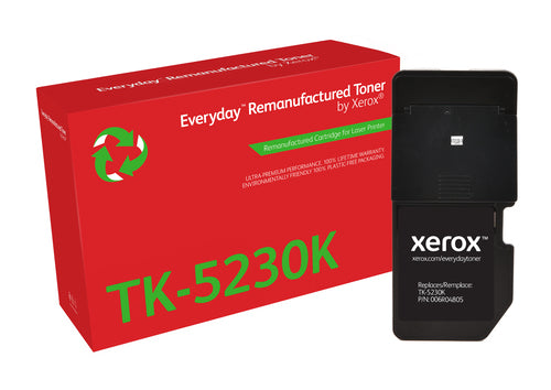 Xerox Everyday Kyocera TK5220/TK5230 Black Remanufactured Toner Cartridge - Replaces 1T02R90NL1/1T02R90NL0/TK5220K/TK5230K