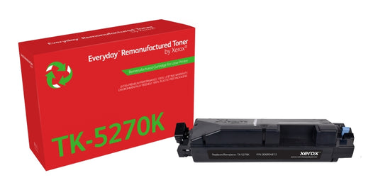 Xerox Everyday Kyocera TK5270 Black Remanufactured Toner Cartridge - Replaces 1T02TV0NL0/TK5270K