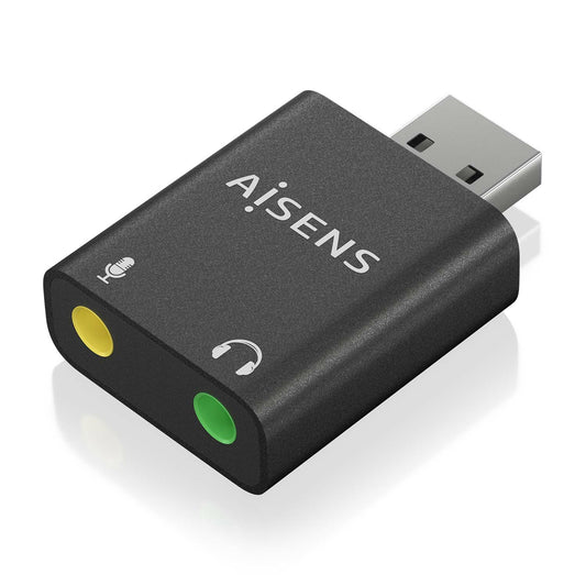AISENS USB-A/M-2x3.5mm/F Sound Card (A106-0768)