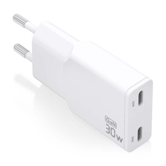 AISENS USB-C 30W White Wall Charger(ASCH-30W2P048-W)