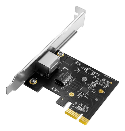 Adaptador de Red CUDY PCIe RJ45 Ethernet 2.5 GbE (PE25)