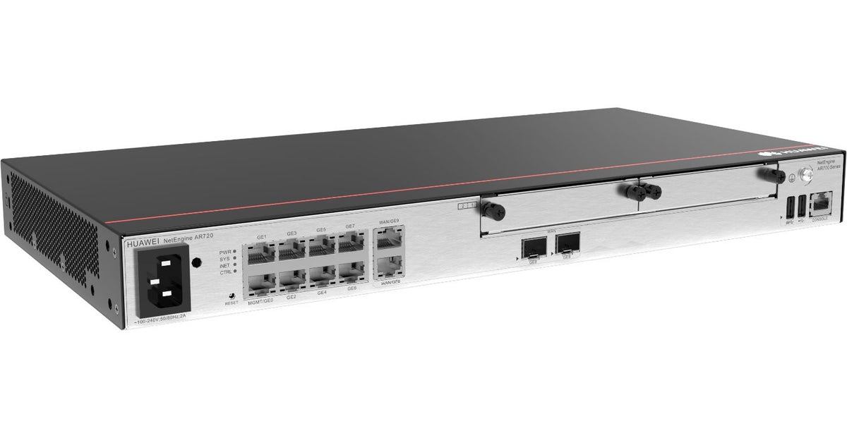 Router Huawei AR720 8xRJ45 2xUSB 1U Gris (02354GBG-001)