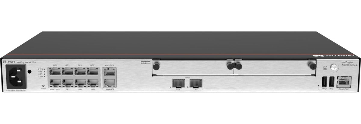 Router Huawei AR720 8xRJ45 2xUSB 1U Gris (02354GBG-001)
