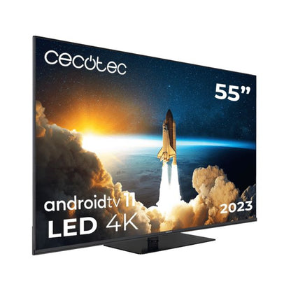 TV CECOTEC VQU11055Z+ 55" QLED 4K UHD Negro (02606)