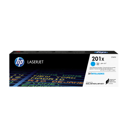 Toner HP LaserJet Pro 201X Cian 2300 páginas (CF401X)