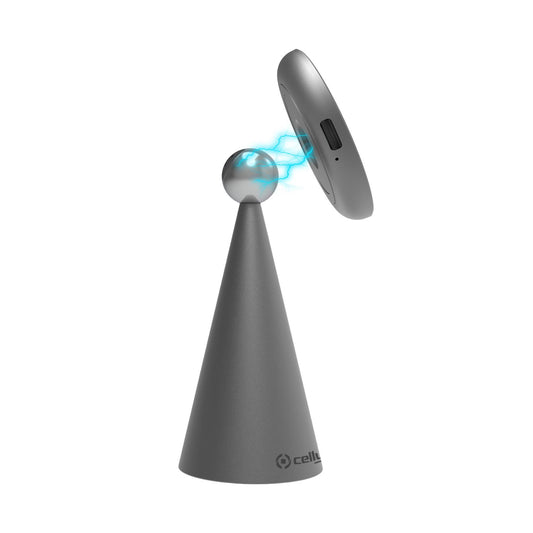 Celly 15W Wireless Charging Stand Silver MAGSTANDCHARG