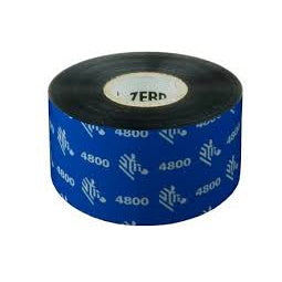 Zebra 4800 Original Black Thermal Transfer Ribbons - 12-Pack - Resin - Width 40mm, Length 450m