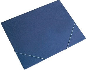 Carpeta con elastico formato folio azul (12 unidades)