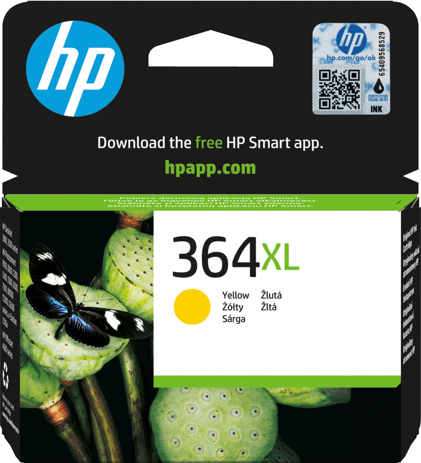 HP 364XL CB325EE YELLOW INK