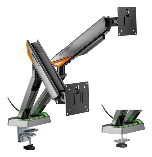 AISENS 17"-38" Desk Mount 2 Arms (DT38TSRRGB-349)
