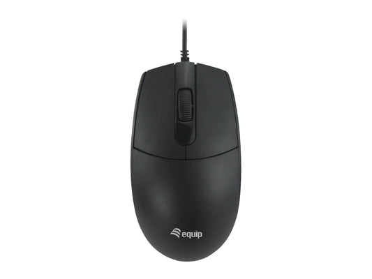 EQUIP Silent USB-A 1200dpi Black Mouse (EQ245117)