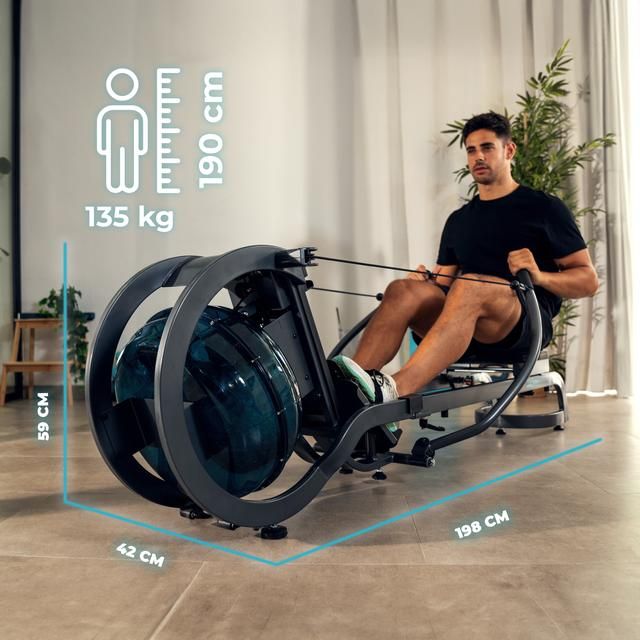 Máquina de Remo CECOTEC Drumfit Rower 20000 (07225)