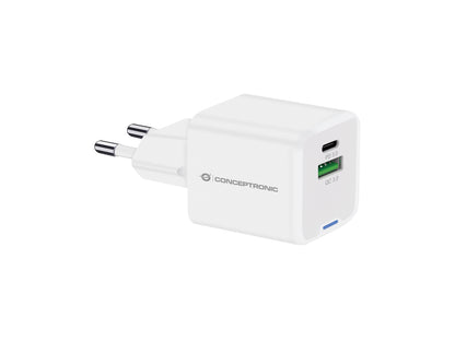 CONCEPTRONIC USB-A/C GaN 20W Wall Charger (ALTHEA15W)