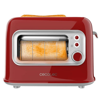 Tostador Vertical CECOTEC RetroVision Rojo (08043)