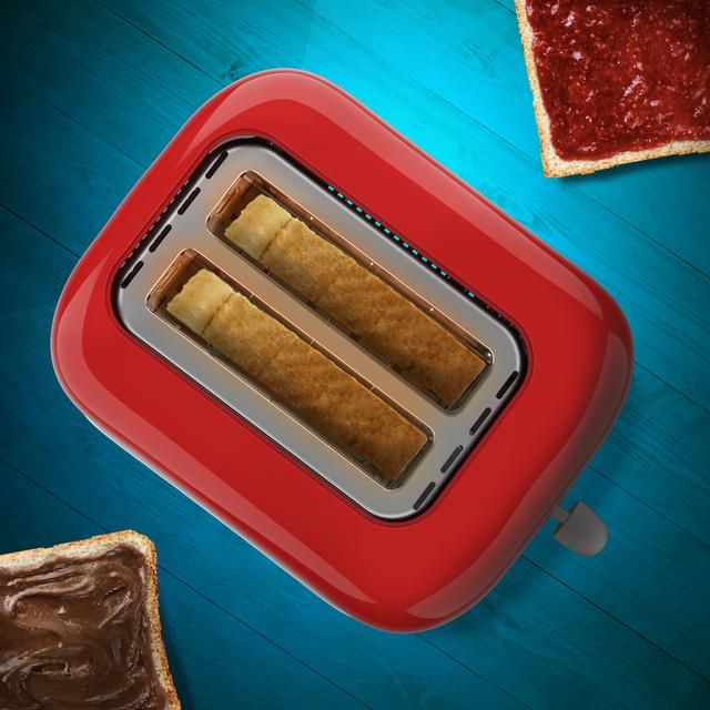 Tostador Vertical CECOTEC RetroVision Rojo (08043)