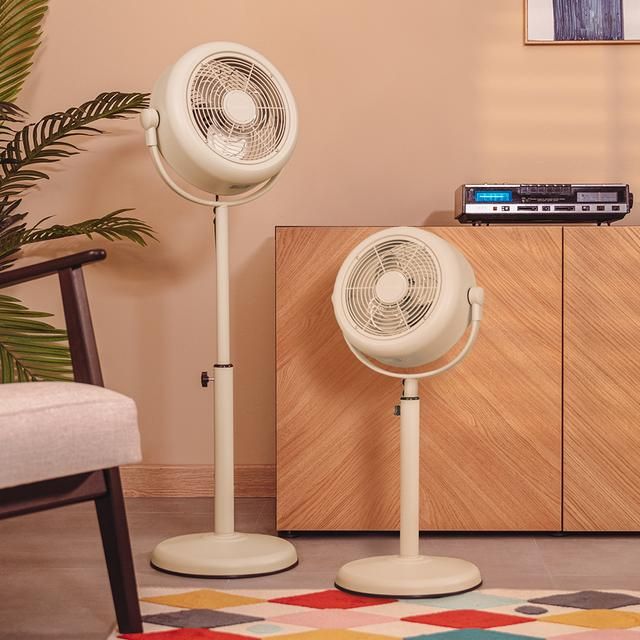 Ventilador Pie CECOTEC 250 ClassicStyle Beige (08205)