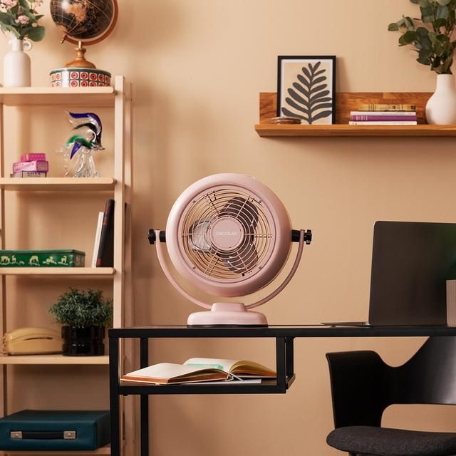 Ventilador de Mesa CECOTEC EnergySilence Rosa (08207)