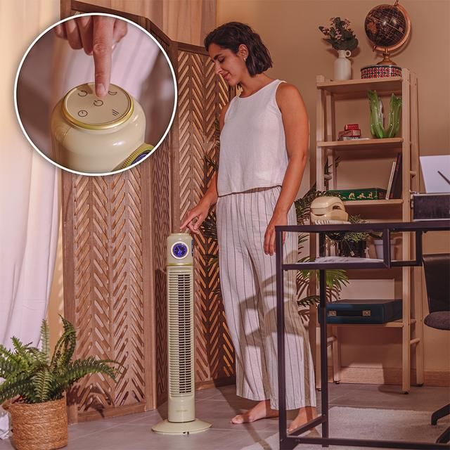 Ventilador de Torre CECOTEC 1090 Skyline Verde (08226)