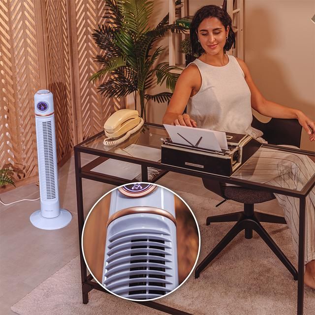 Ventilador de Torre CECOTEC 1090 Skyline Retro (08228)