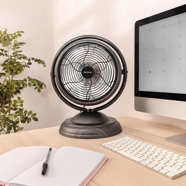 Ventilador de Sobremesa CECOTEC 1000 RetroDesk (08350)