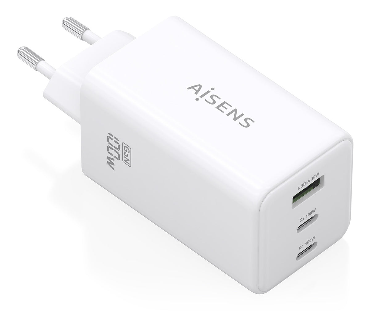 Cargador AISENS 100W 1xUSB-A 2xUSB-C (ASCH-100W3P051-W)