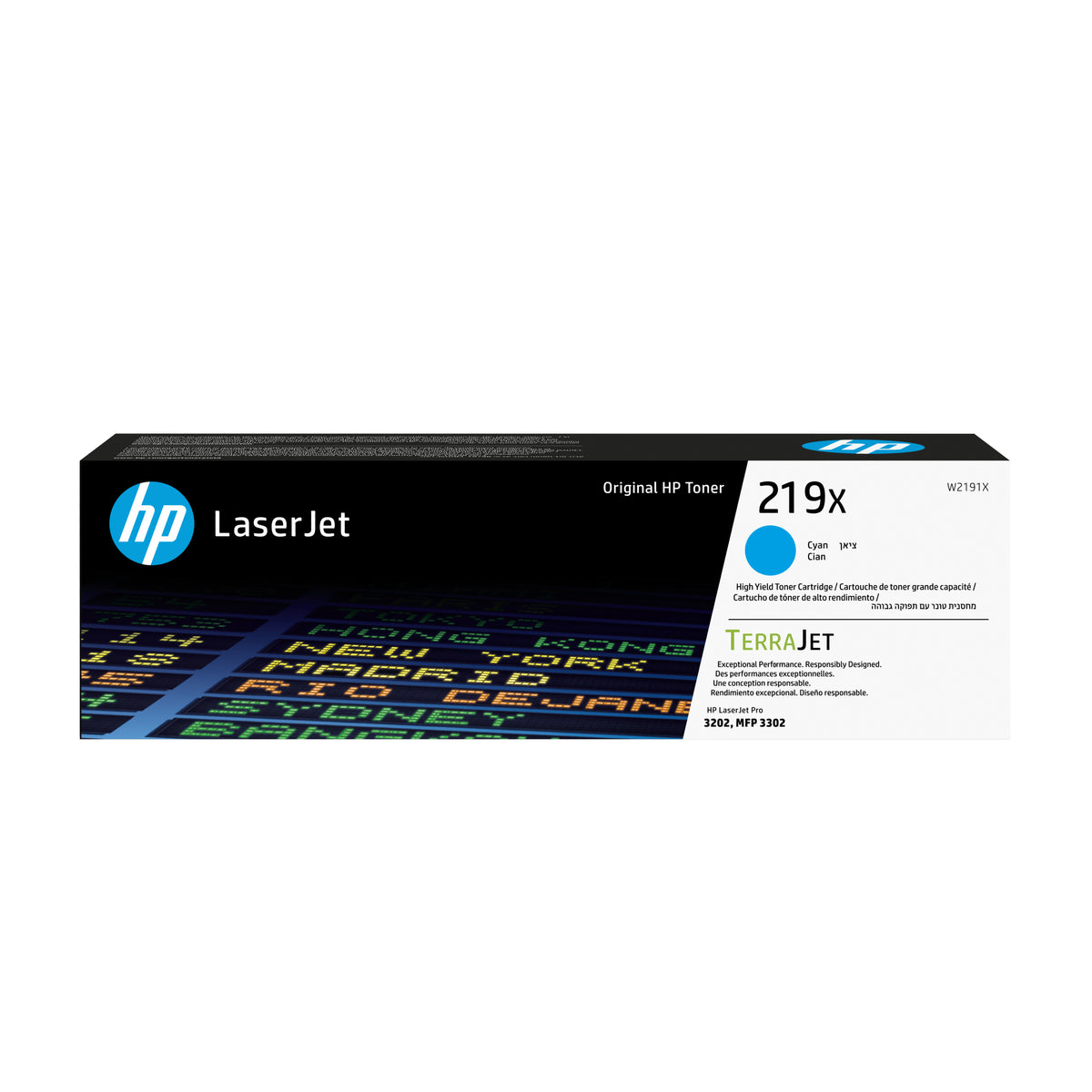 HP Toner 219x cian 2.500 paginas (W2191X)