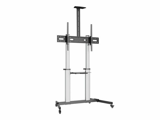 Floor Stand EQUIP with Wheels 60"-100" Silver EQ650631)