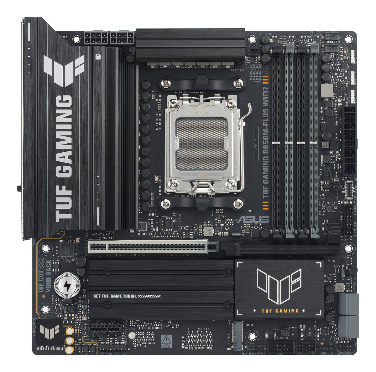 ASUS TUF GAMING B850M-PLUS WIFI7:(AM5) DDR5 HDMI mATX (90MB1MU0-M0EAY0)